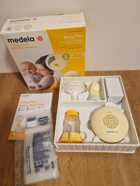 Elektrická odsávačka medela swing flex, 