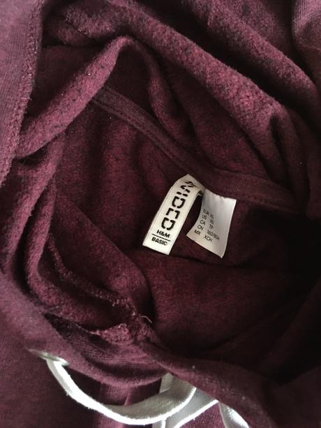 Crop top mikina, h&m,xs