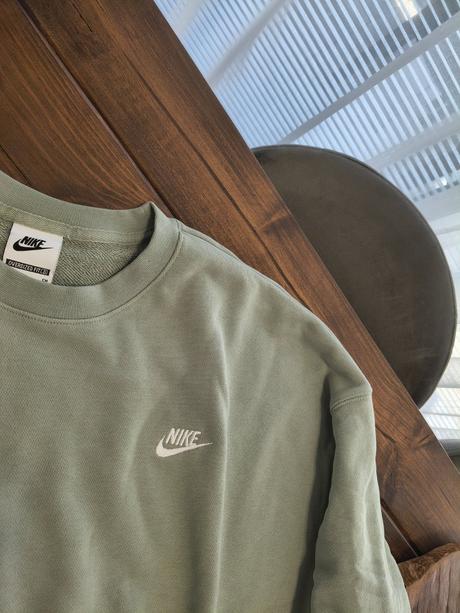 Nike mint bavlnená oversize mikina, nike