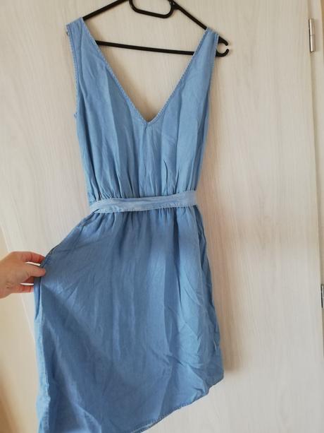 Riflové šaty, h&m,36