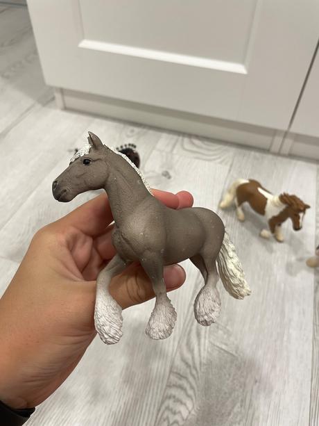 Schleich ťažné kone, 