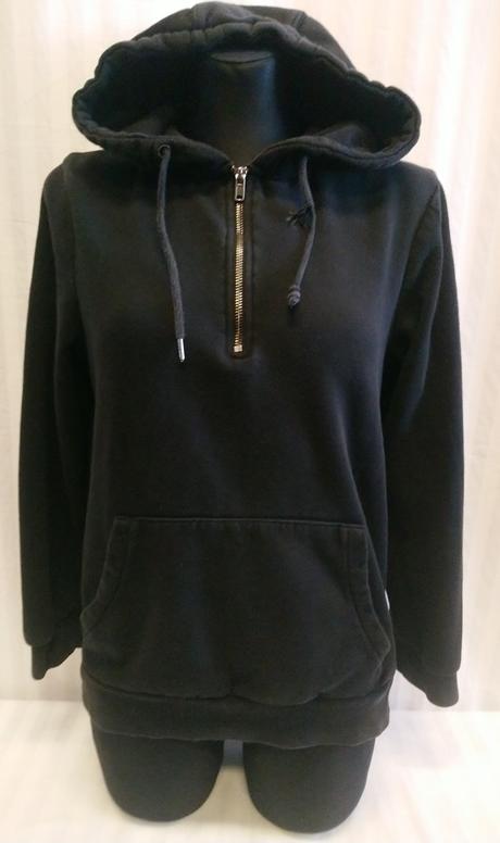 Dámska čierna klokanka, h&m, s, h&m,s