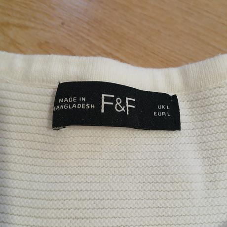 Bavlnený pulóver s krátkym rukávom, f&f,l