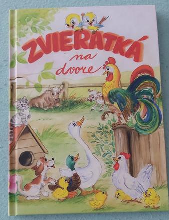 Zvieratká na dvore - kniha, 
