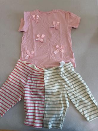 Tričko s kratasmi hm, h&m,134