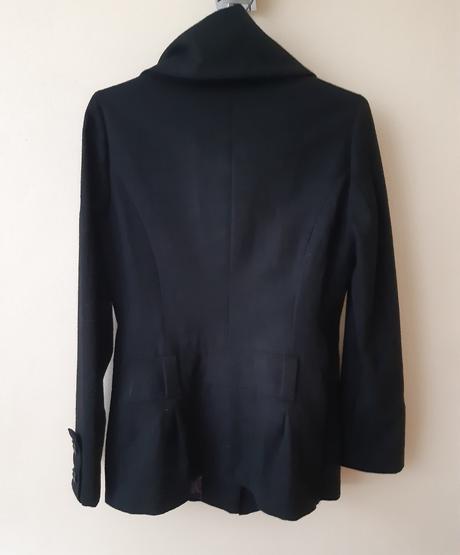 Vlnený kabát, stradivarius,l