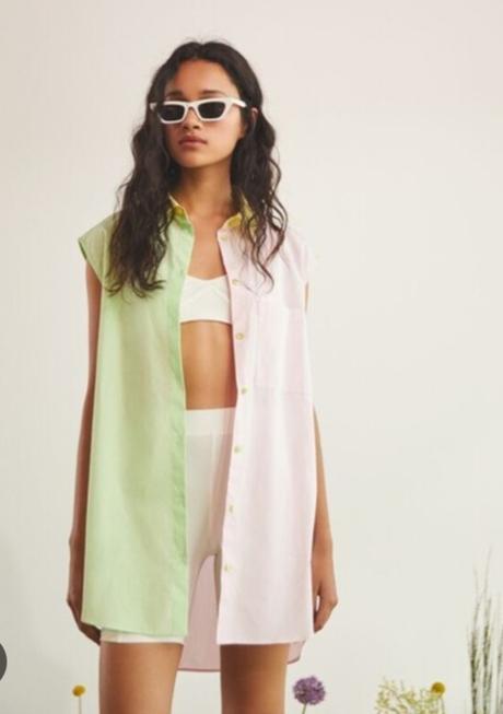 Oversized košeľa bershka s, bershka,s