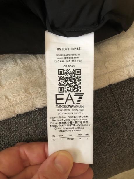 Damska bunda ea7 emporio armani, armani,l