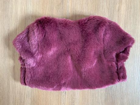 Skladané, tylové šaty s kožušinovým bolerkom, f&f,68