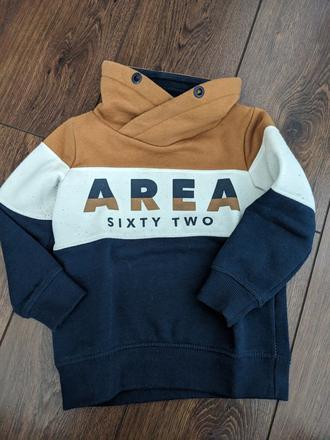 Teplá mikina s vyšším krkom 98/104, dopodopo,98