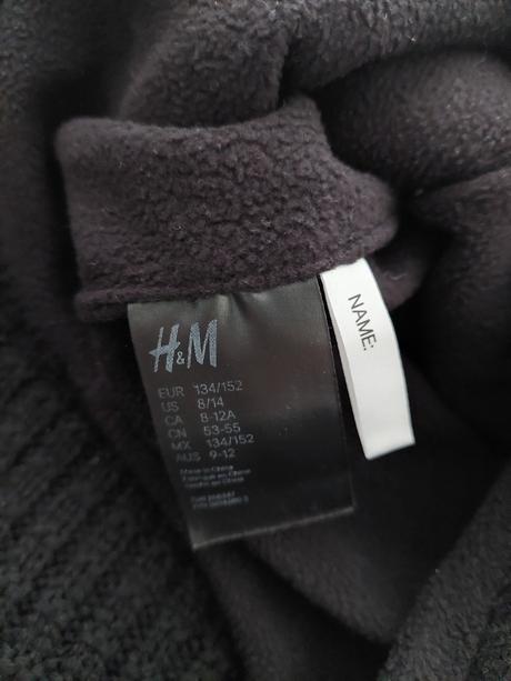 Kompletik čiapka a nákrčník, h&m,134