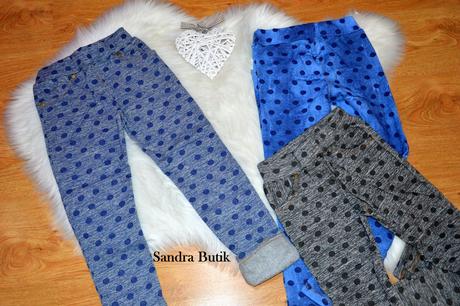 Detské bavlnené zateplené legíny, 80 - 176