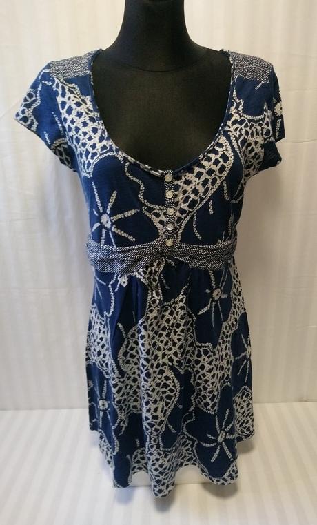 Dámsky predĺžený bavlnený top, white stuff, m