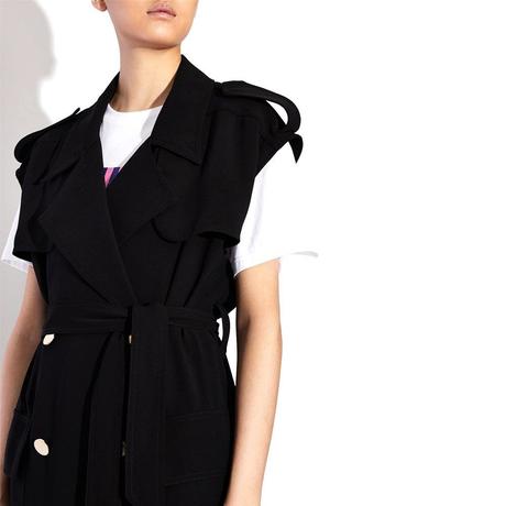 Armani exchange trenchcoat plášť bez rukávov, armani,36 / 38 / m / s