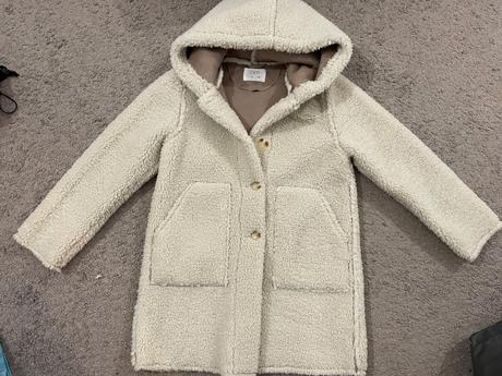 Kabát teddy, zara,140