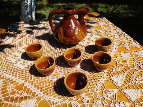 Bulharská keramika likérová, top top stav,, 