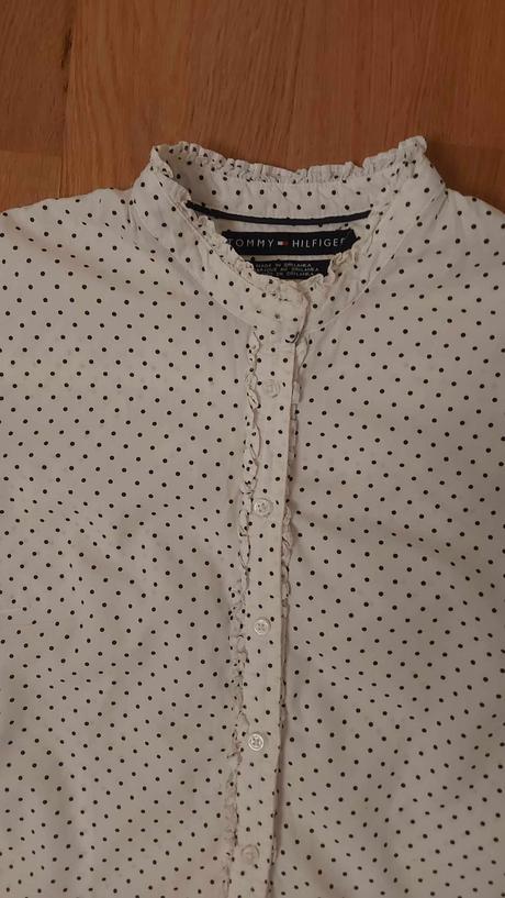 Bodkovaná blúzka, tommy hilfiger,xs