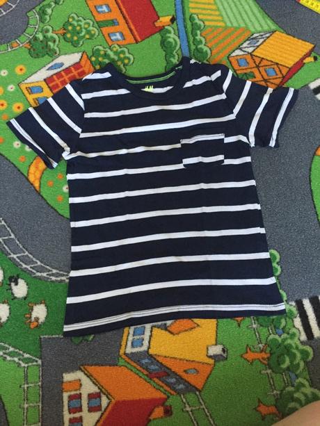 Pásikavé tričko, h&m,110