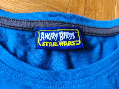 Detské tričko s dlhým rukávom angry birds, 146