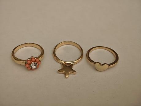 Krásne dievčenské prstienky 10 ks, 