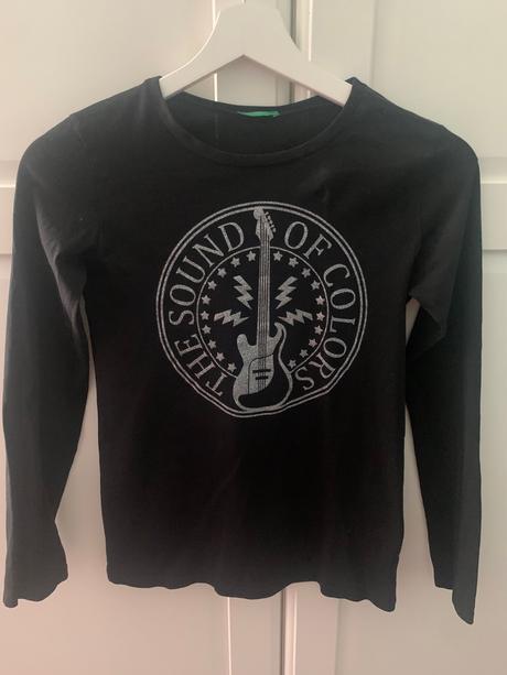 Tričko s dlhým rukávom, benetton,146