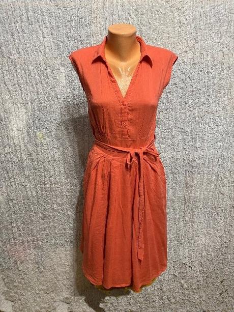 Šaty s prímesou ľanu promod, promod,s