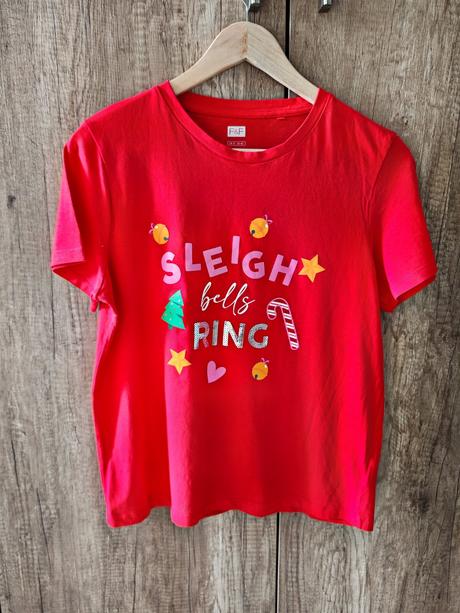 Dámske vianočné tričko, f&f,40