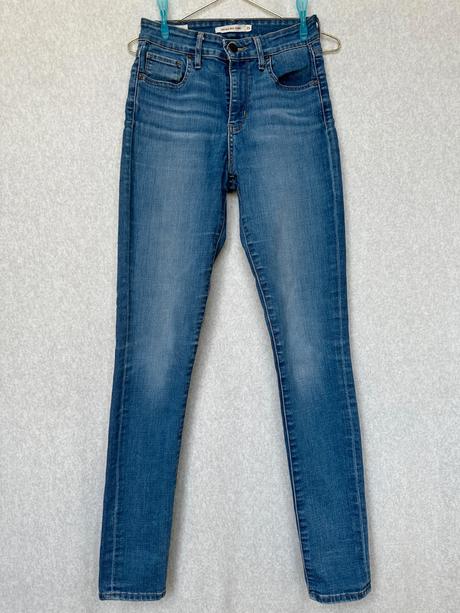 Levis skinny rifle s vysokým pásom, levis,xs
