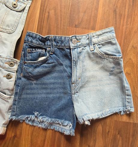 Riflové kratase, denim,134