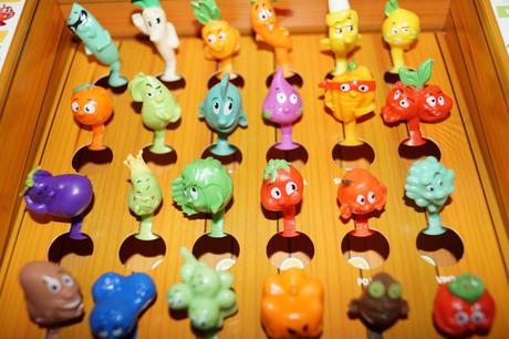 Stikeez ovocie vs.zelenina-cela sada,