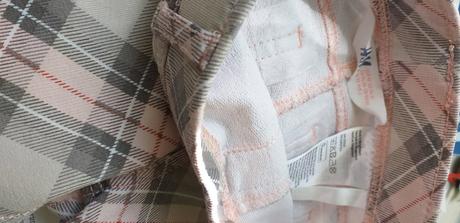 Kárované džegíny, h&m,92