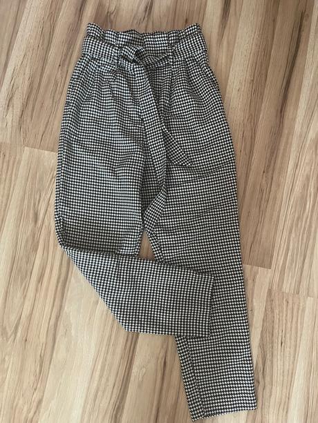 Nohavice s vysokým pasom hm xs, h&m,xs