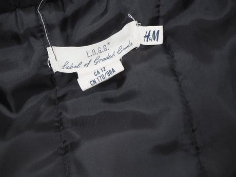 Tmavomodrá zimná bunda h&m, h&m,42