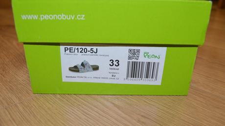 Ortopedické šľapky peon, 33
