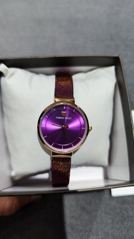 Hodinky pomeek violet,