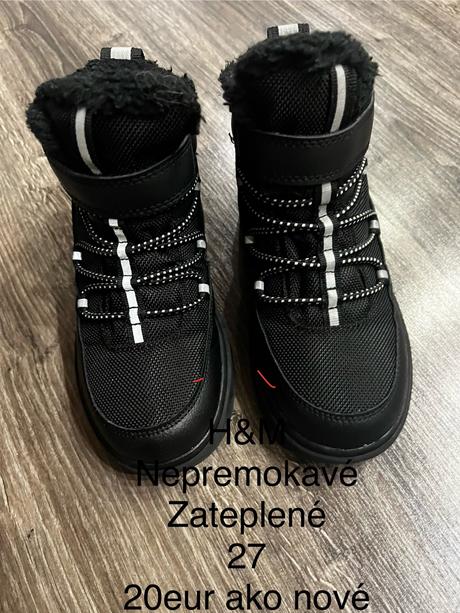 Zimné topanky, h&m,27