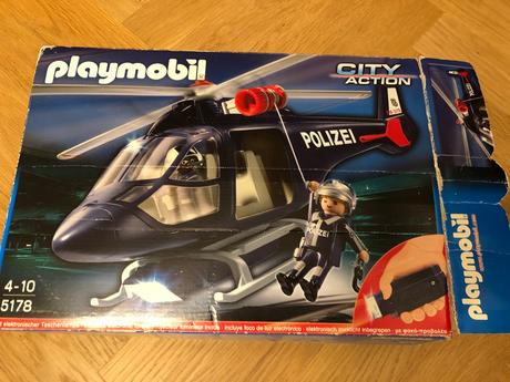 Playmobil 5178 policajná helikoptéra + bonus,