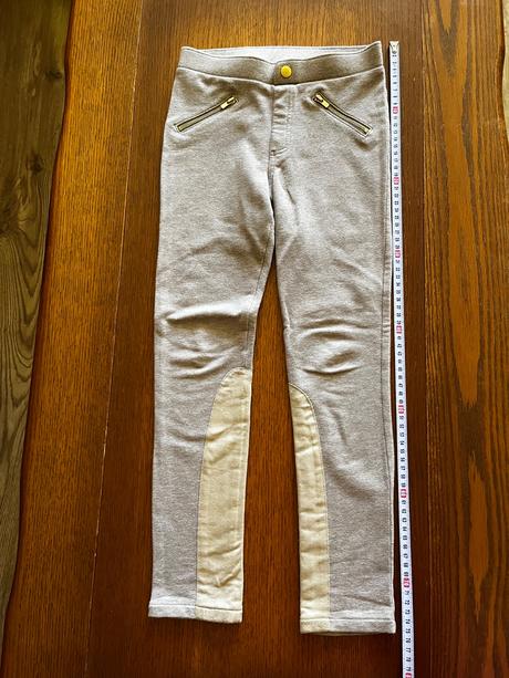 Teplejšie jegginsy s ozdobným prešívaním, h&m,128