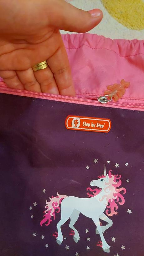 Vak, vrecko do školy na papuče step by step, 