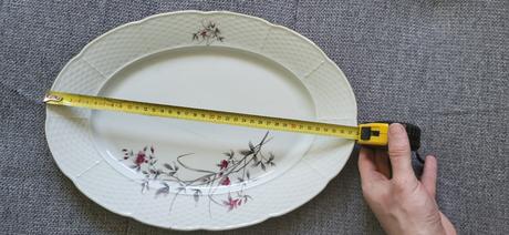 Keramicka oválna tácka / podnos,