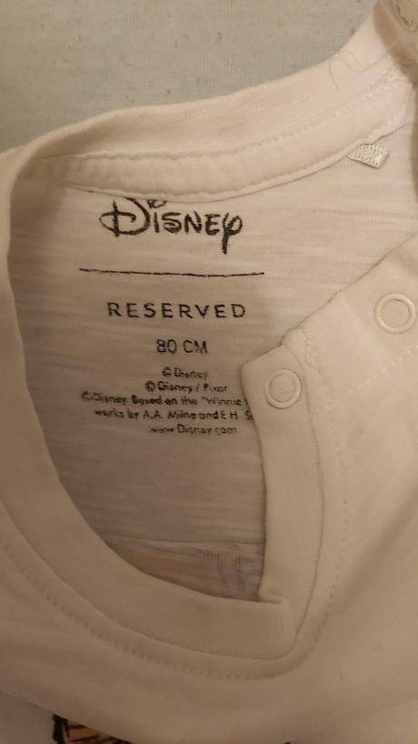 Body s krátkym rukávom macko pu reserved 80, reserved,80