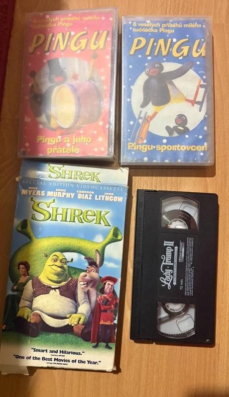 Videokazety rozpravky,