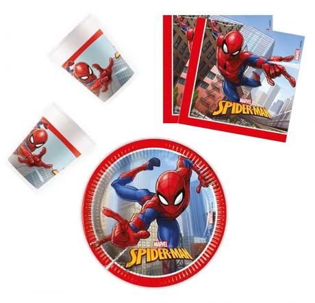 Set na oslavu spiderman 01 - skladom, pnn00051, 