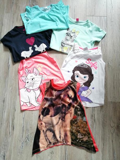 Tričká s krátkym rukávom, 104–116