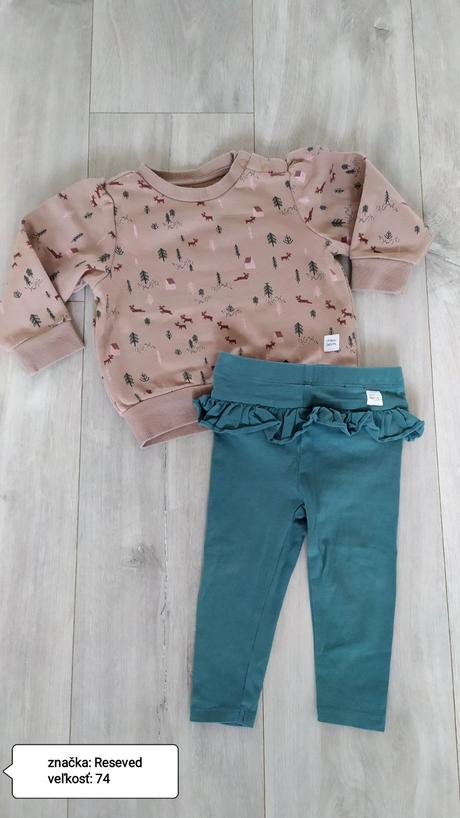 Komplet mikina a legíny, reserved,74