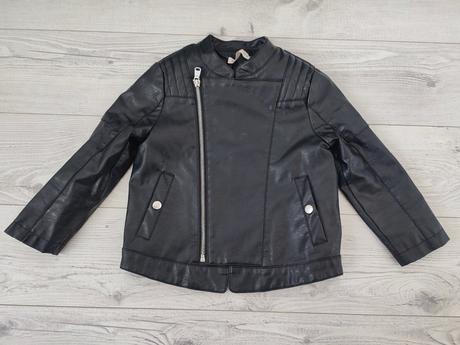 Kožená koženková bunda, 104