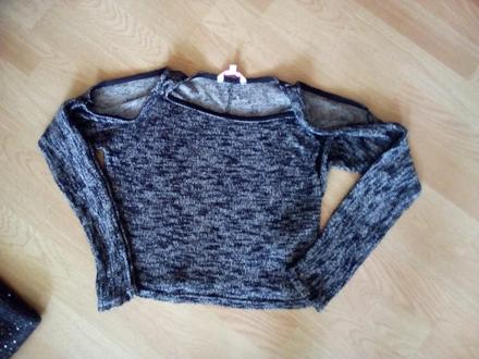 Crop top pleteny, 146