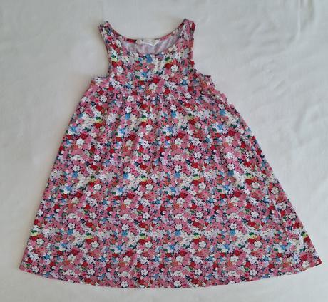 Šaty s kvetinovou potlačou, h&m,122