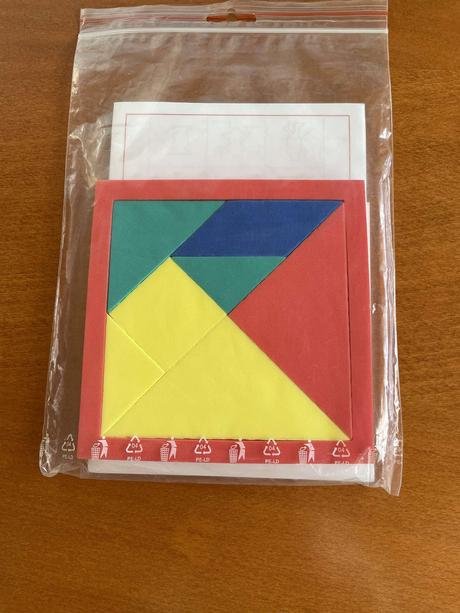 Nové puzzle tangram penové, 