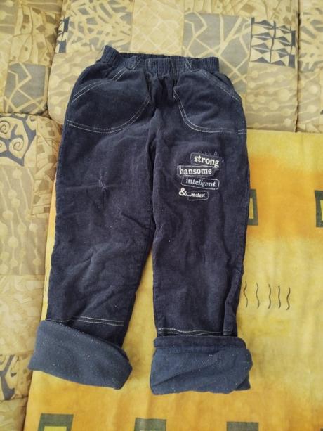 Zateplené nohavice, japitex,128